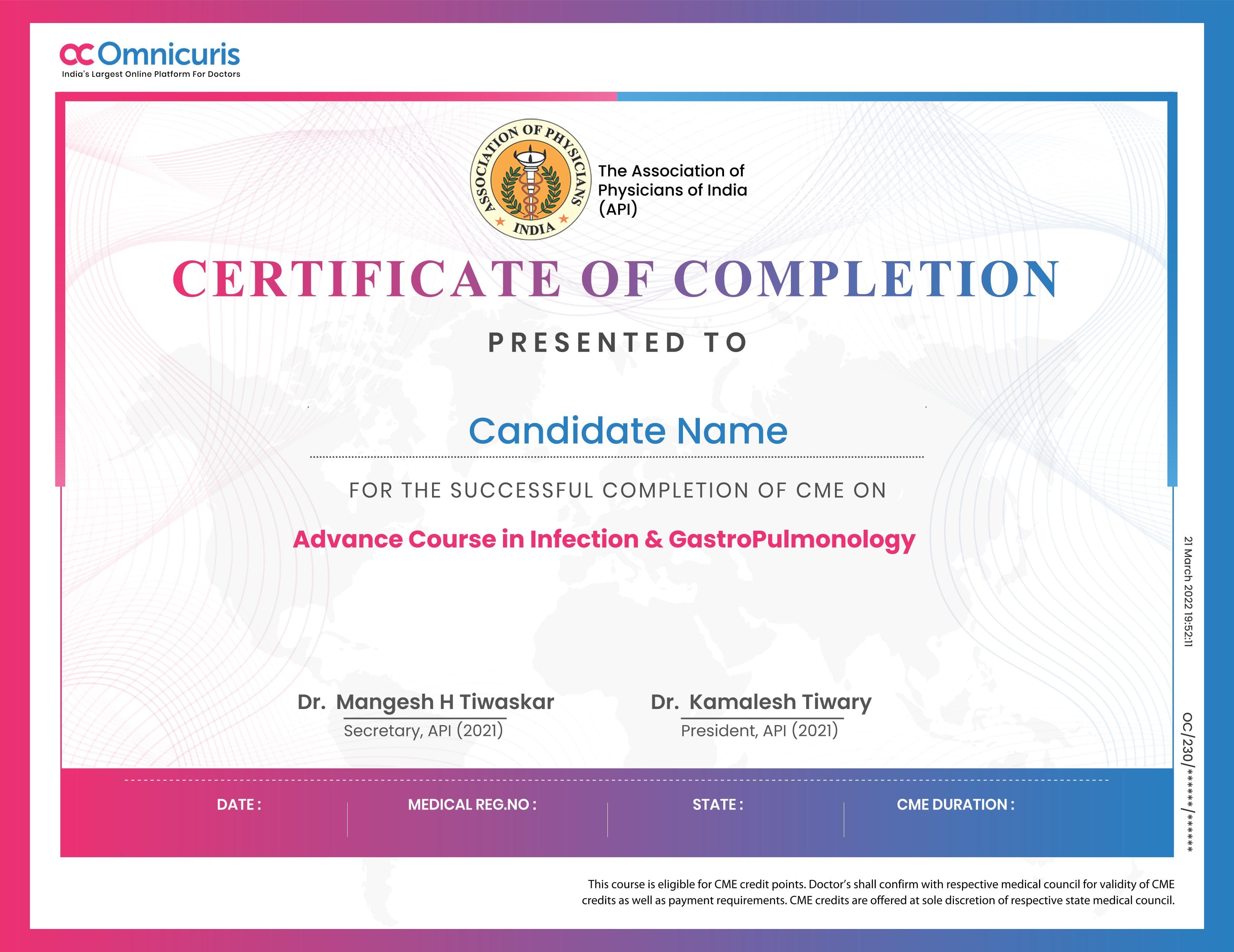 Certificate Preview